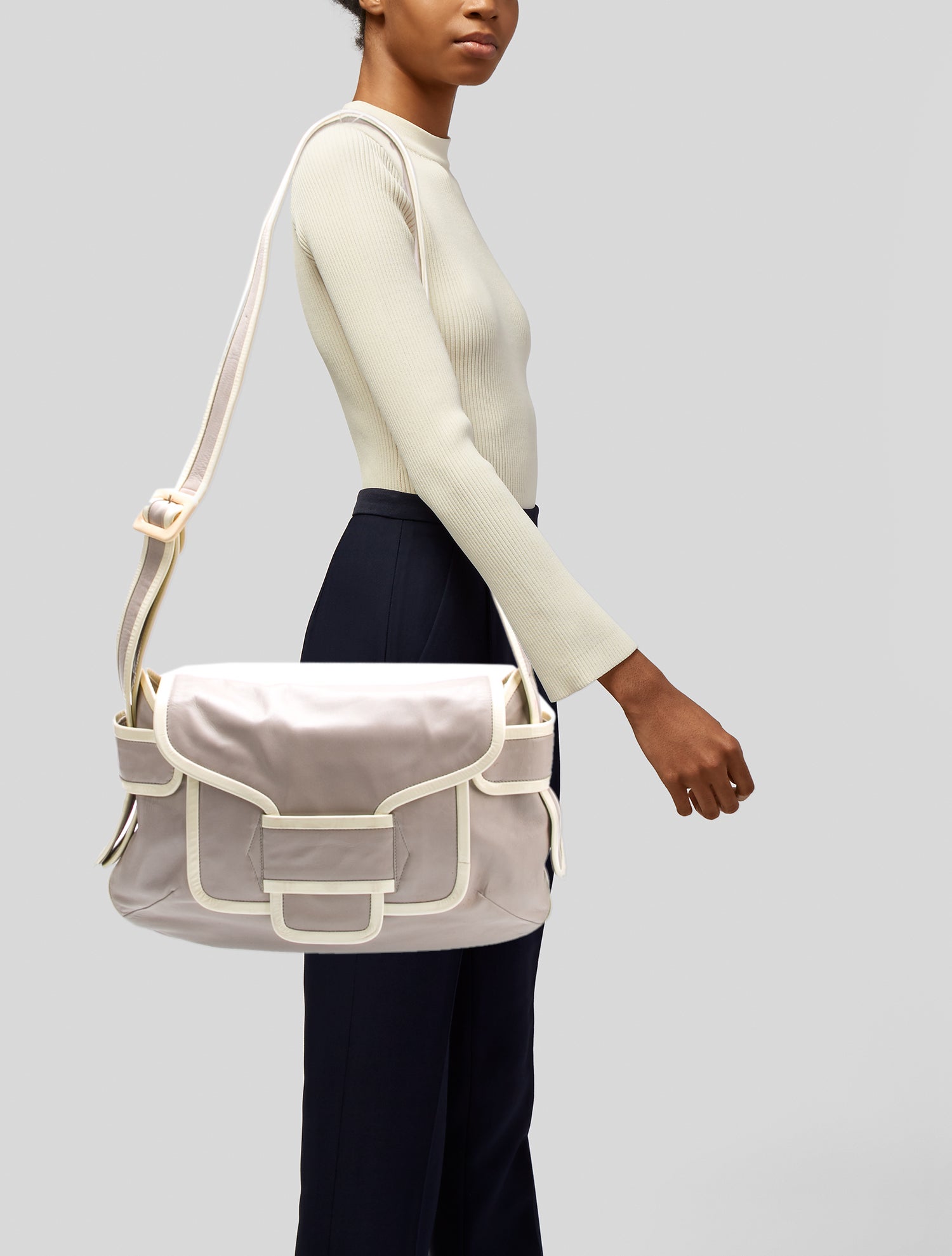 Pierre Hardy Leather Crossbody Bag