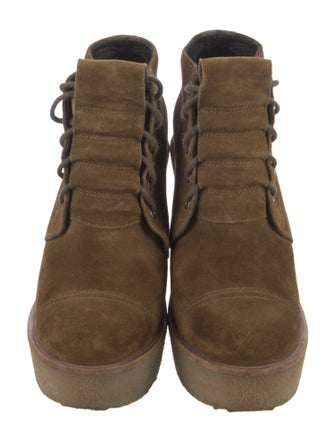 Pierre Hardy Suede Lace-Up Boots