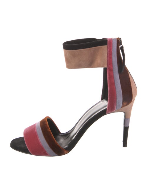 Pierre Hardy Velvet Printed Sandals