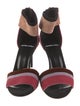 Pierre Hardy Velvet Printed Sandals