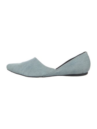 Pierre Hardy Denim D'Orsay Flats