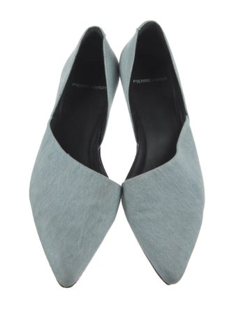Pierre Hardy Denim D'Orsay Flats