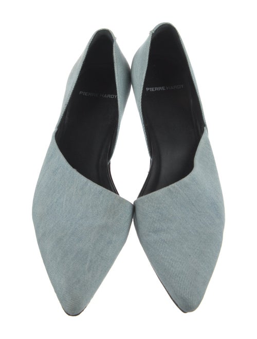 Pierre Hardy Denim D'Orsay Flats