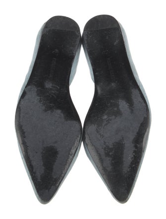 Pierre Hardy Denim D'Orsay Flats
