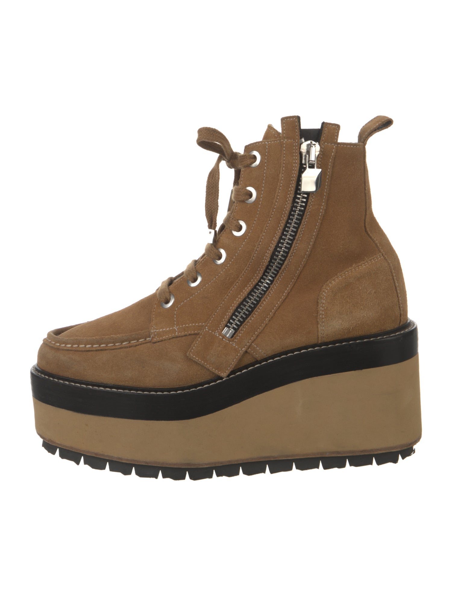 Pierre Hardy Suede Lace-Up Boots