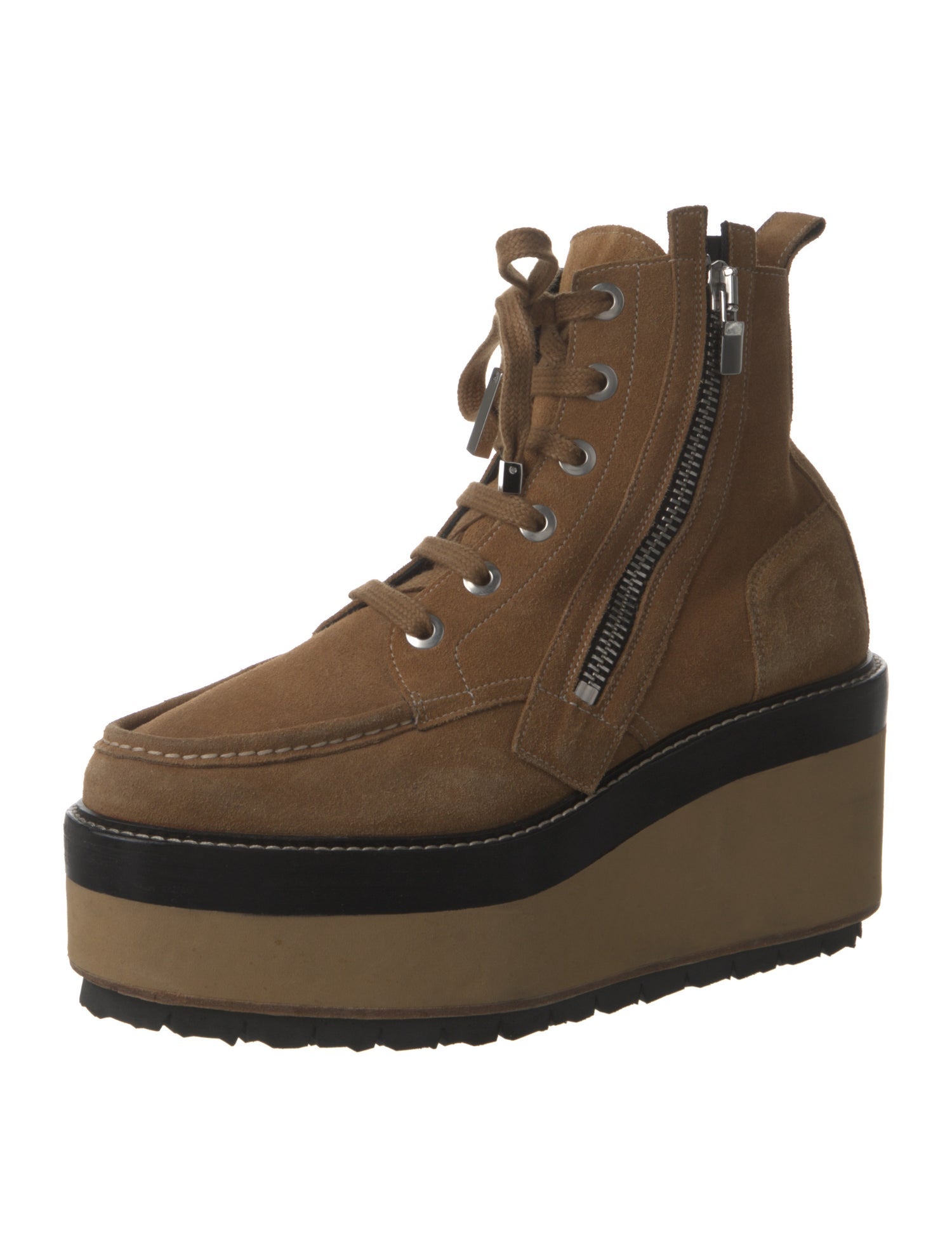 Pierre Hardy Suede Lace-Up Boots