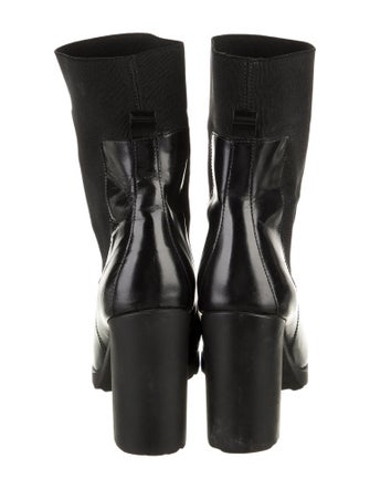 Pierre Hardy Leather Sock Boots