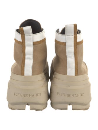Pierre Hardy Suede Lace-Up Boots