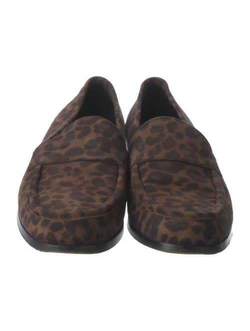 Pierre Hardy Suede Animal Print Loafers
