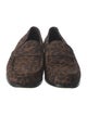 Pierre Hardy Suede Animal Print Loafers