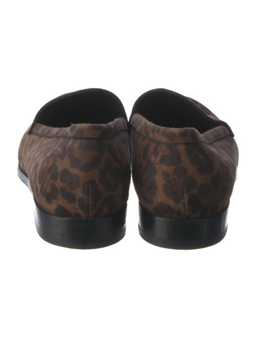 Pierre Hardy Suede Animal Print Loafers