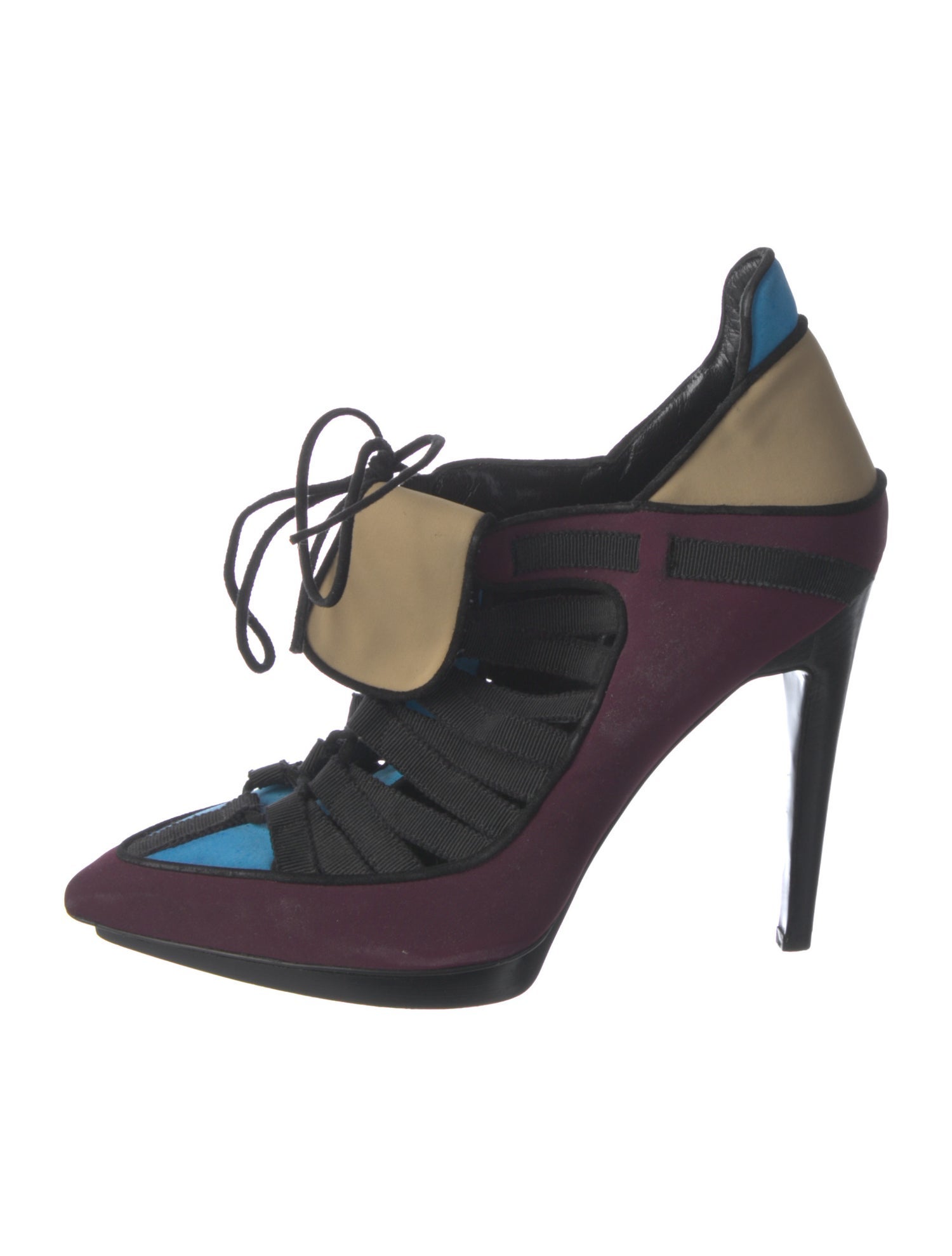 Pierre Hardy Colorblock Pattern Pumps