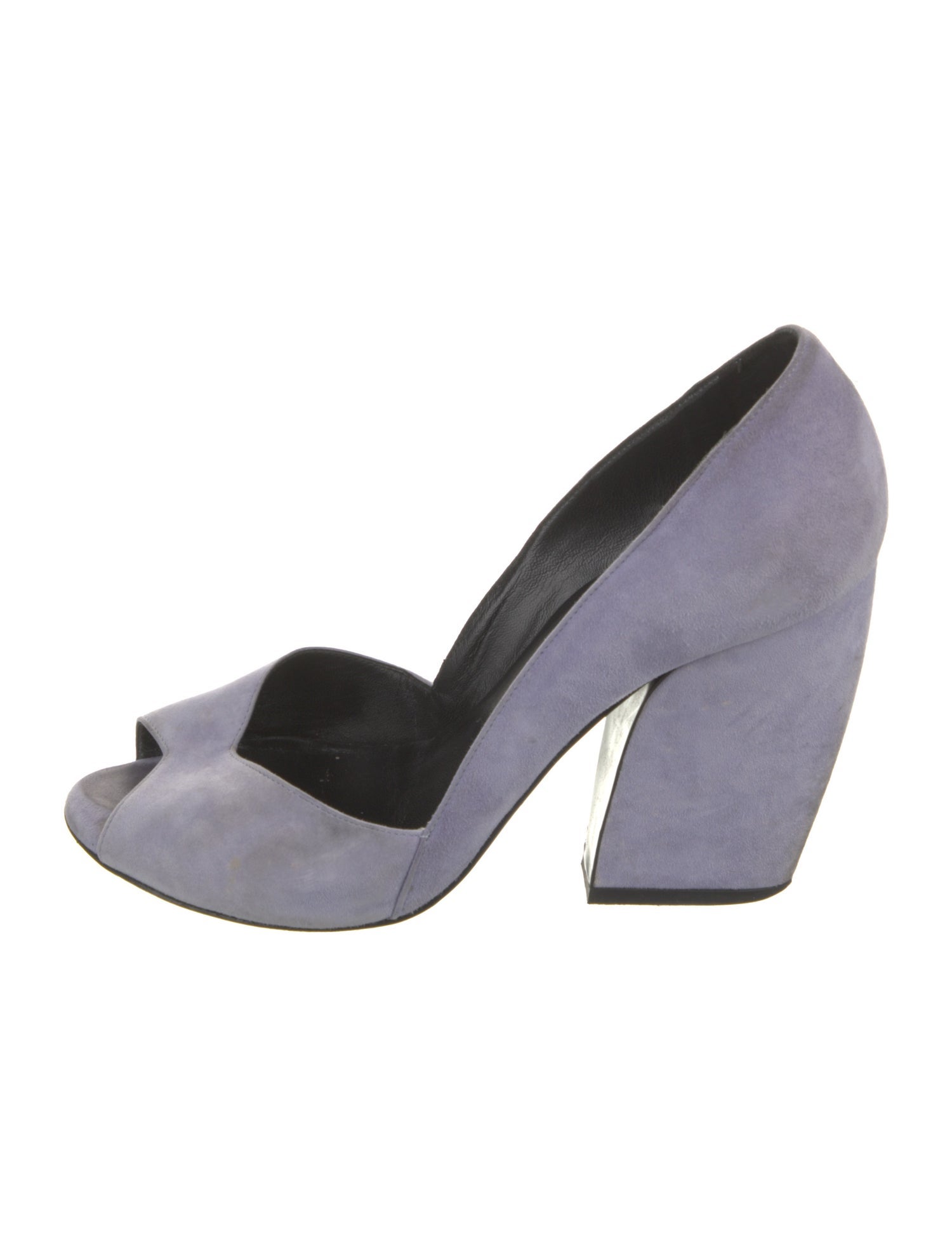 Pierre Hardy Suede D'Orsay Pumps