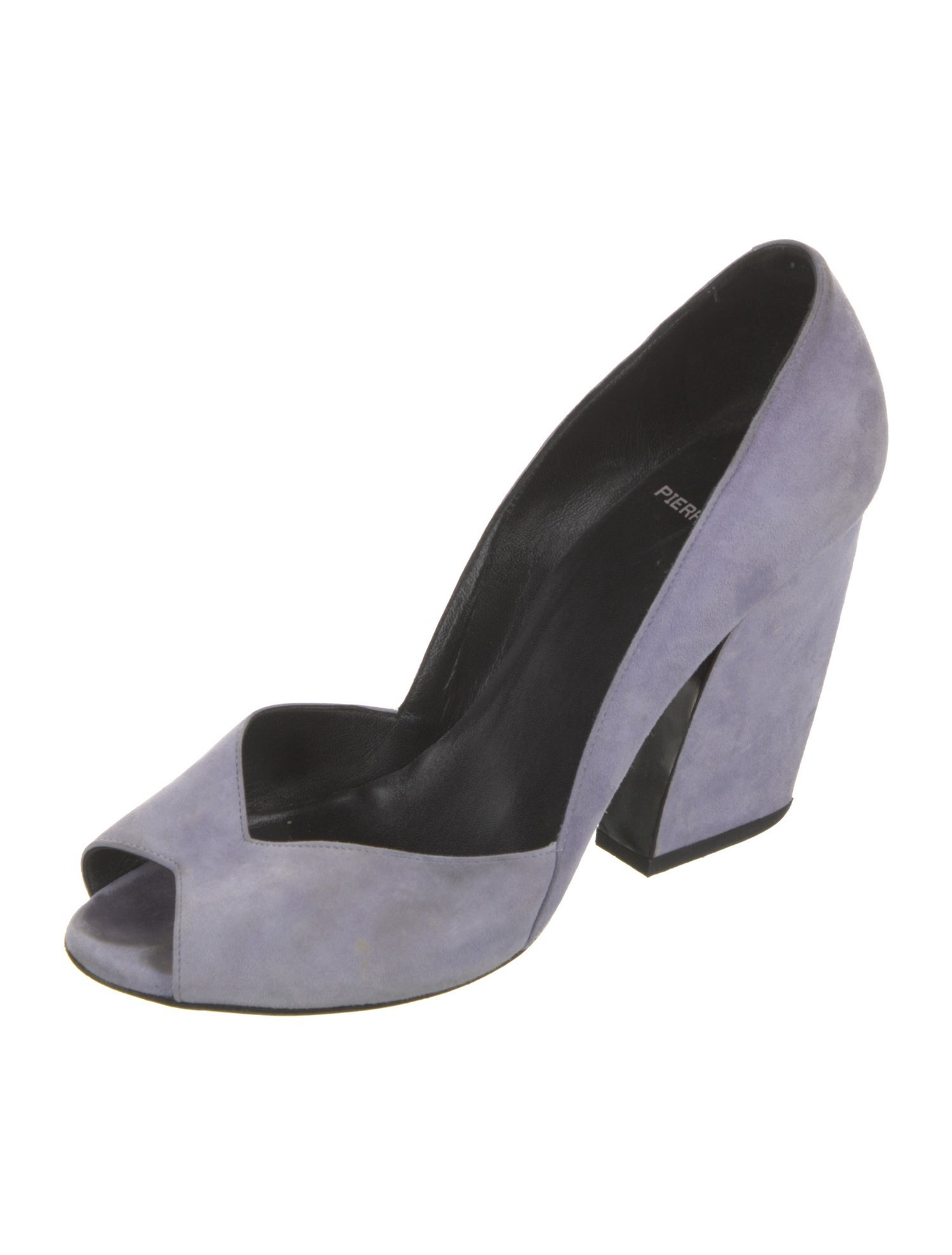 Pierre Hardy Suede D'Orsay Pumps