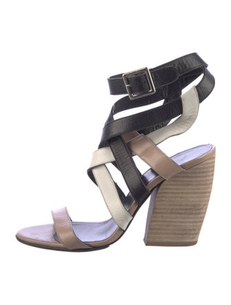 Pierre Hardy Leather Espadrilles