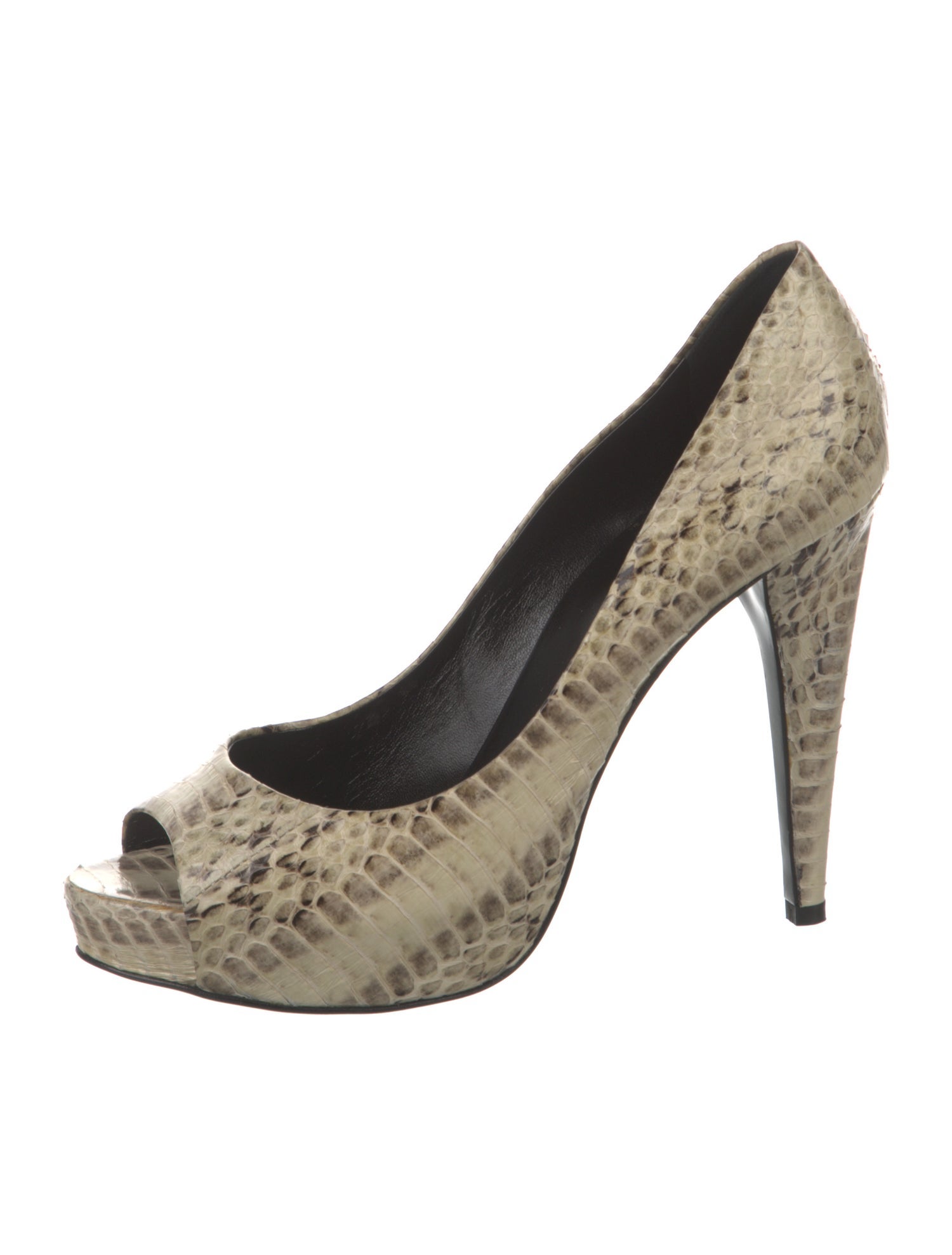 Pierre Hardy Leather Animal Print Pumps