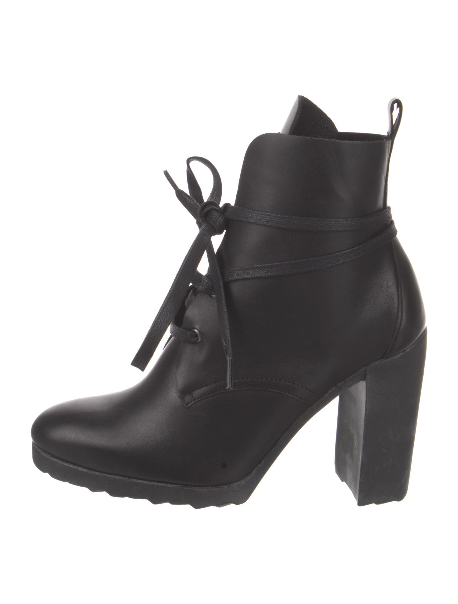 Pierre Hardy Leather Lace-Up Boots
