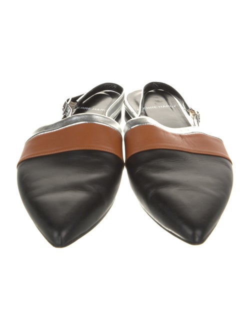 Pierre Hardy Leather Colorblock Pattern Mules