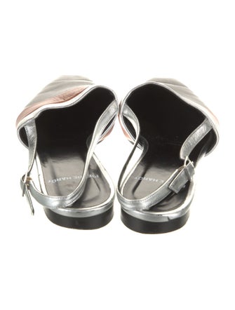 Pierre Hardy Leather Colorblock Pattern Mules