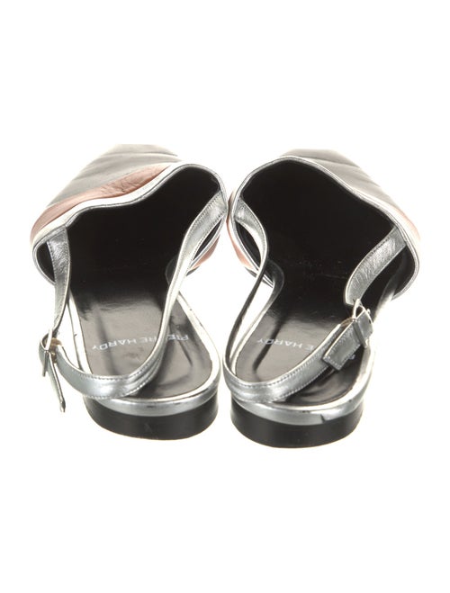 Pierre Hardy Leather Colorblock Pattern Mules