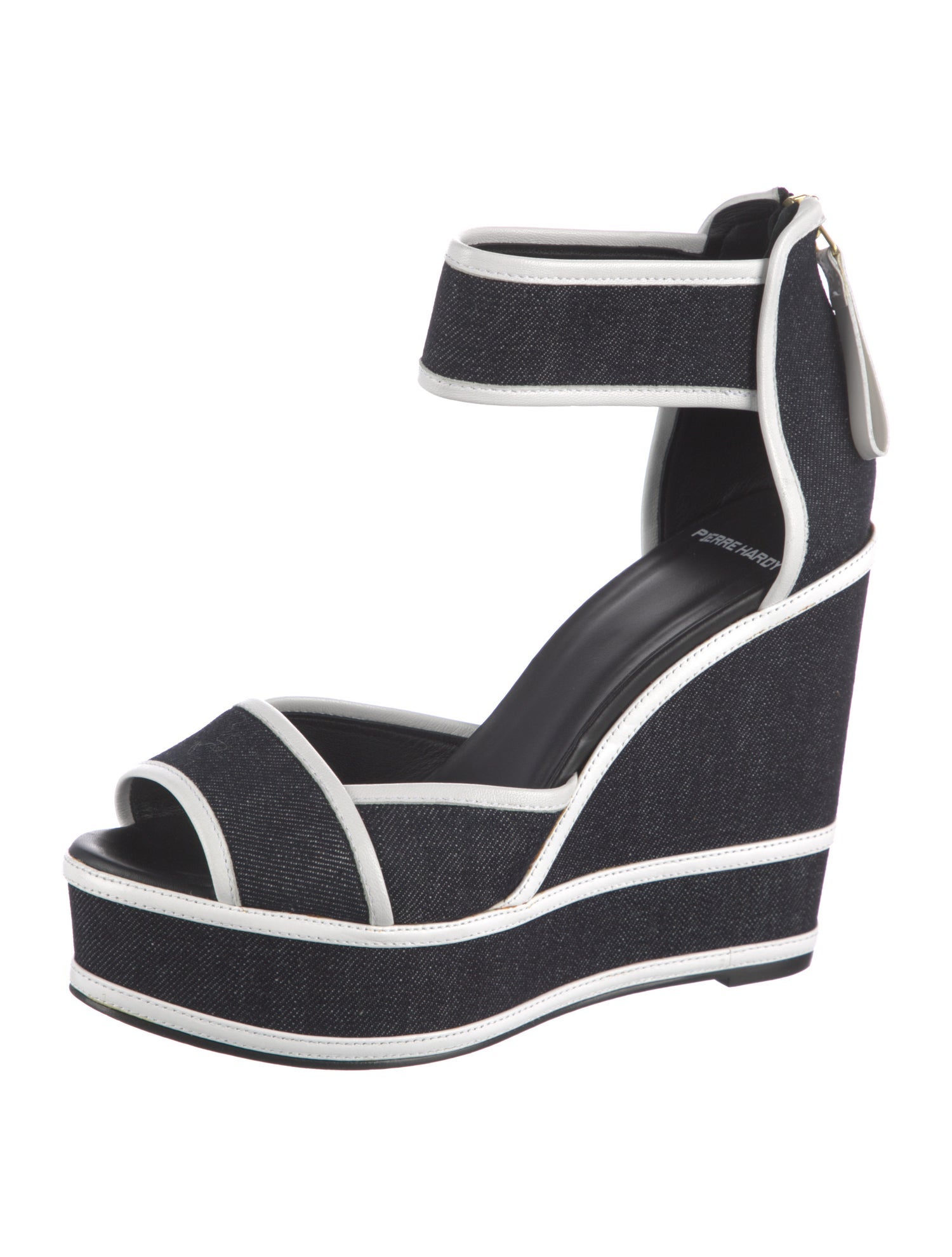 Pierre Hardy Denim Printed Espadrilles