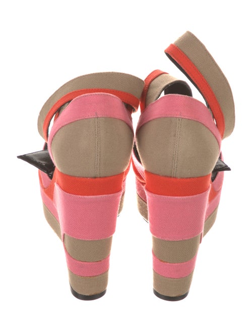 Pierre Hardy Canvas Colorblock Pattern Sandals