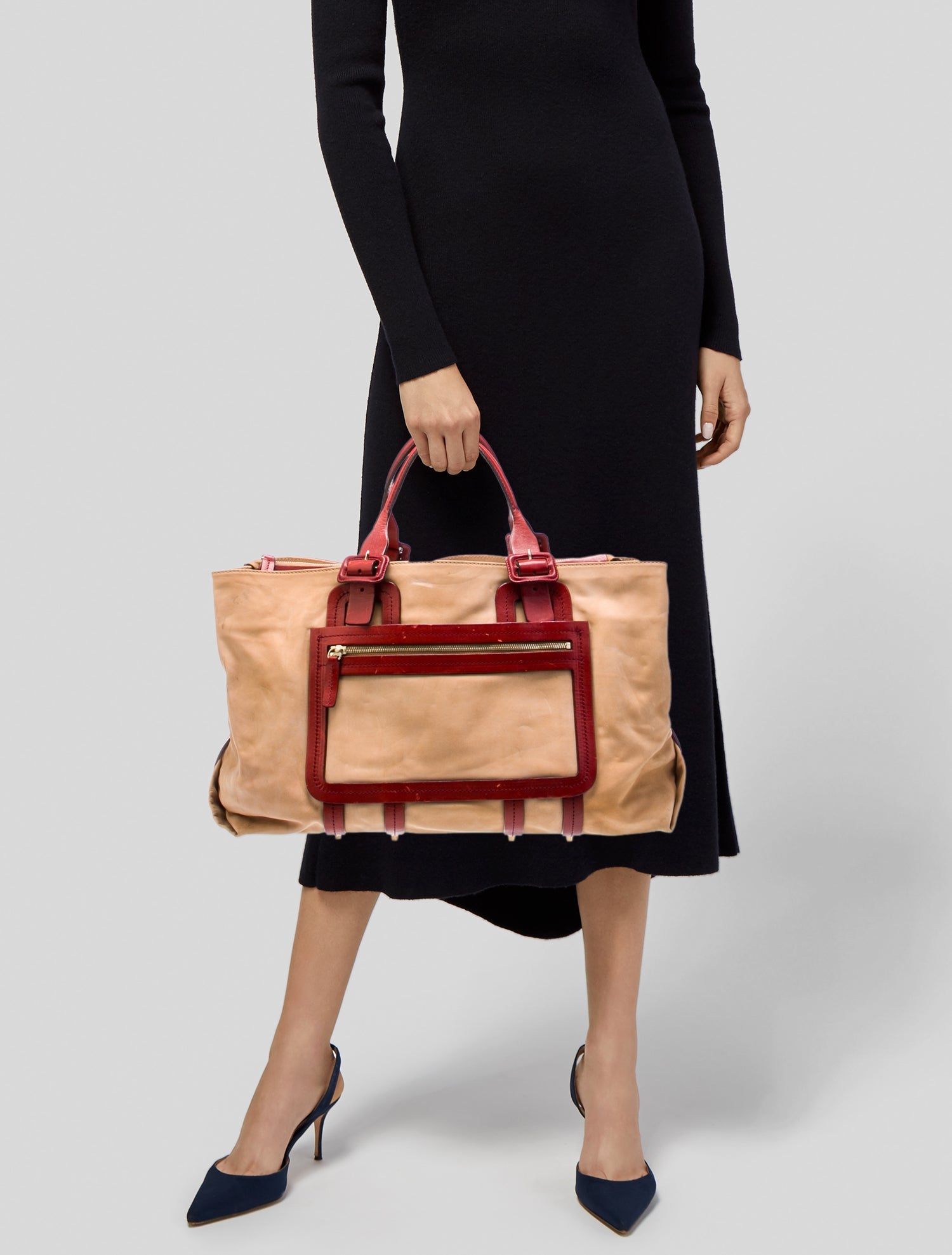 Pierre Hardy Leather Top Handle Bag