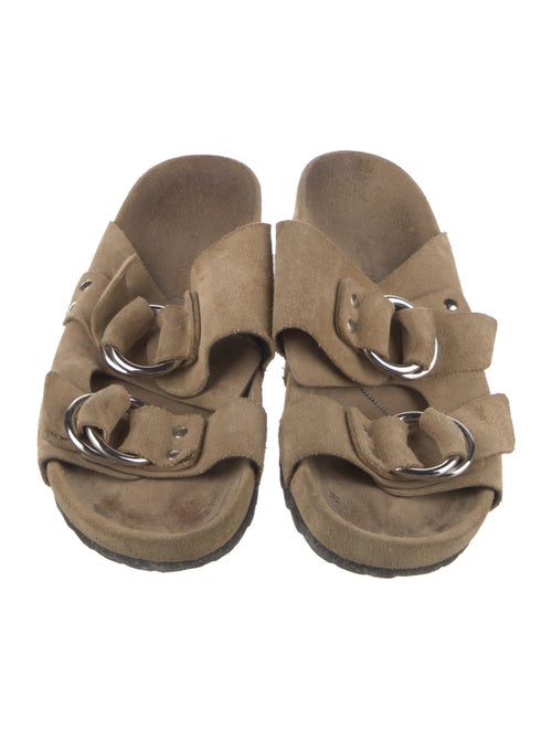 Pierre Hardy Suede Slides