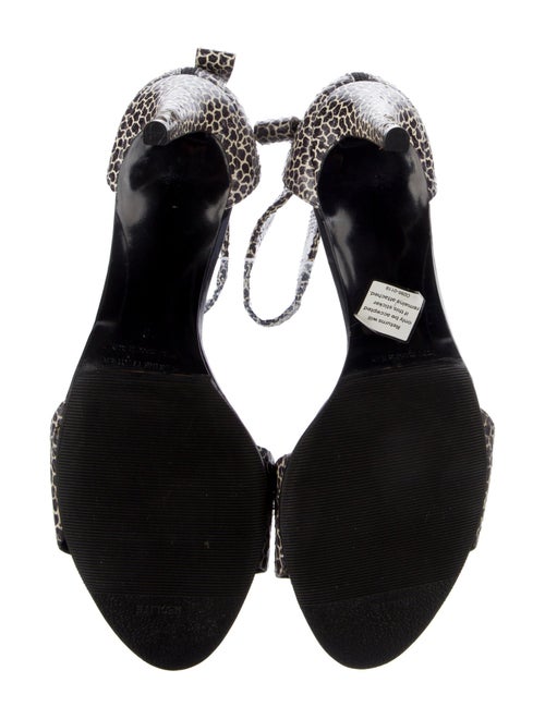 Pierre Hardy Leather Animal Print Sandals
