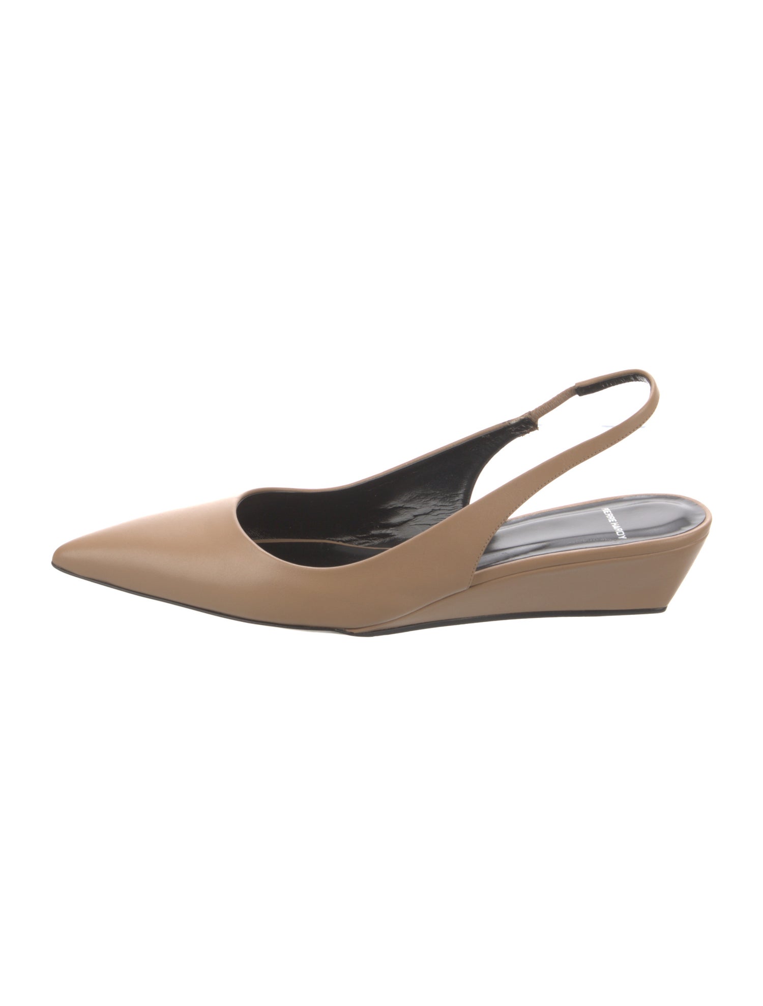 Pierre Hardy Leather Slingback Flats