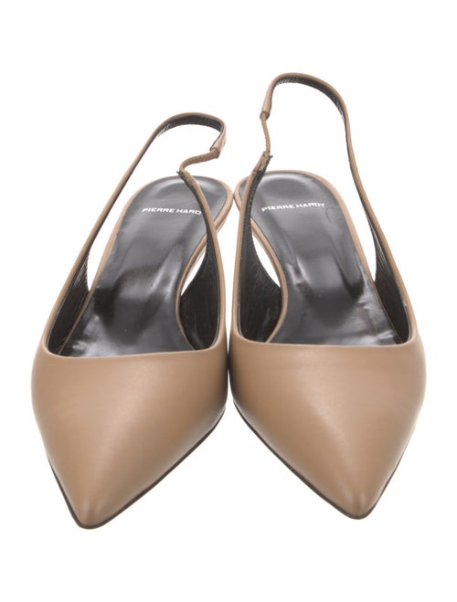 Pierre Hardy Leather Slingback Flats