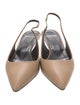 Pierre Hardy Leather Slingback Flats