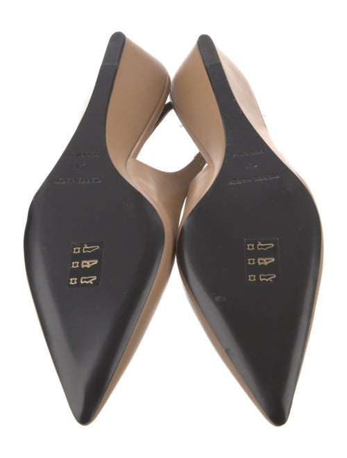 Pierre Hardy Leather Slingback Flats