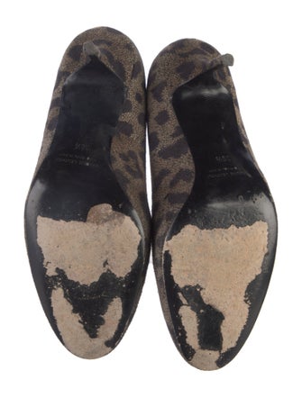 Pierre Hardy Suede Animal Print Pumps