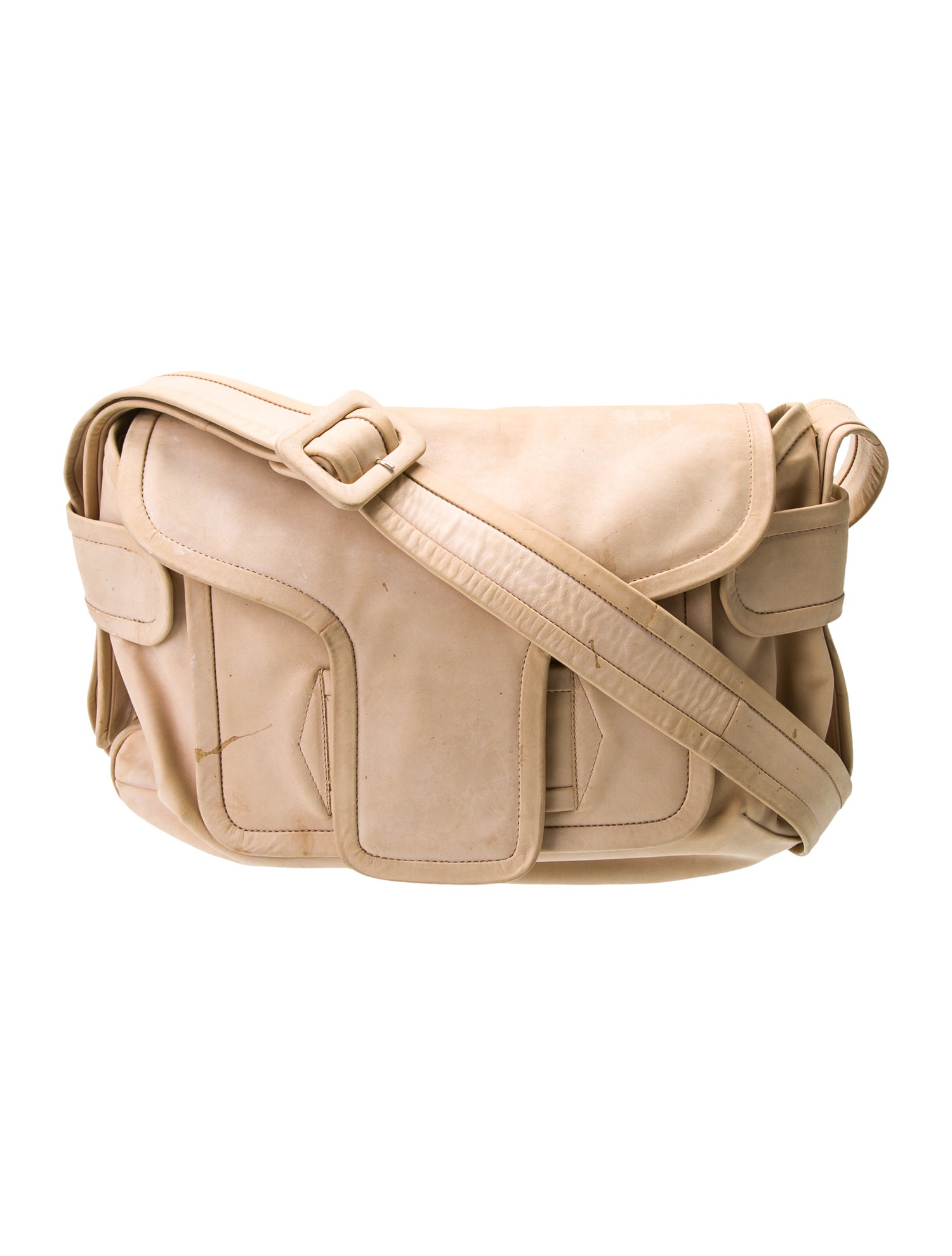 Pierre Hardy Leather Messenger Bag