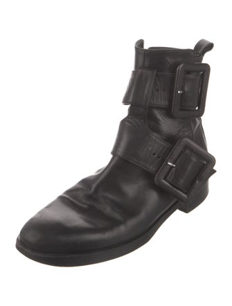 Pierre Hardy Leather Combat Boots
