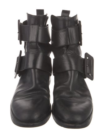 Pierre Hardy Leather Combat Boots