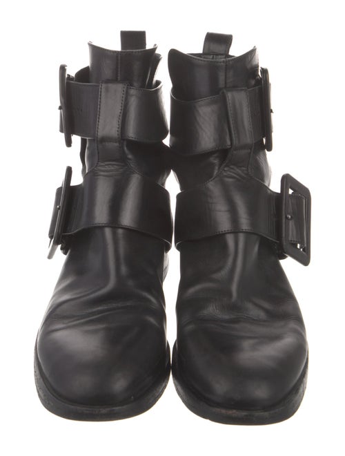 Pierre Hardy Leather Combat Boots