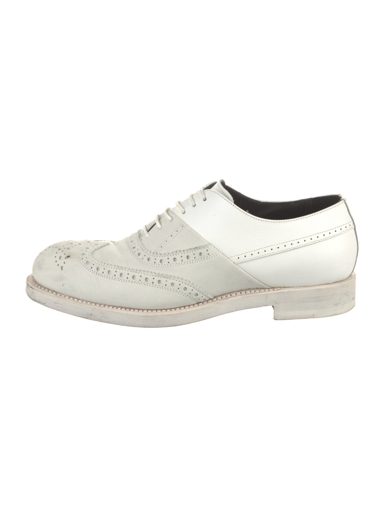 Pierre Hardy Leather Lasercut Accents Oxfords