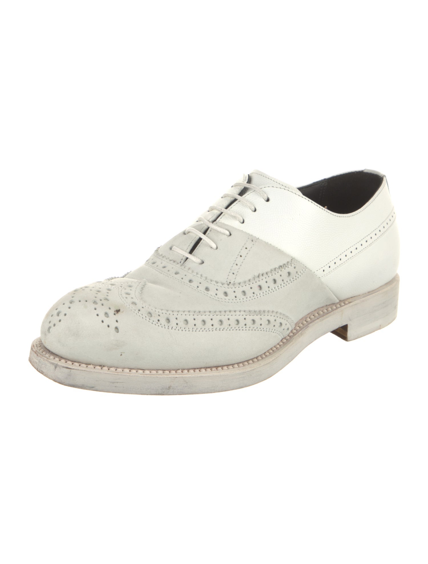 Pierre Hardy Leather Lasercut Accents Oxfords