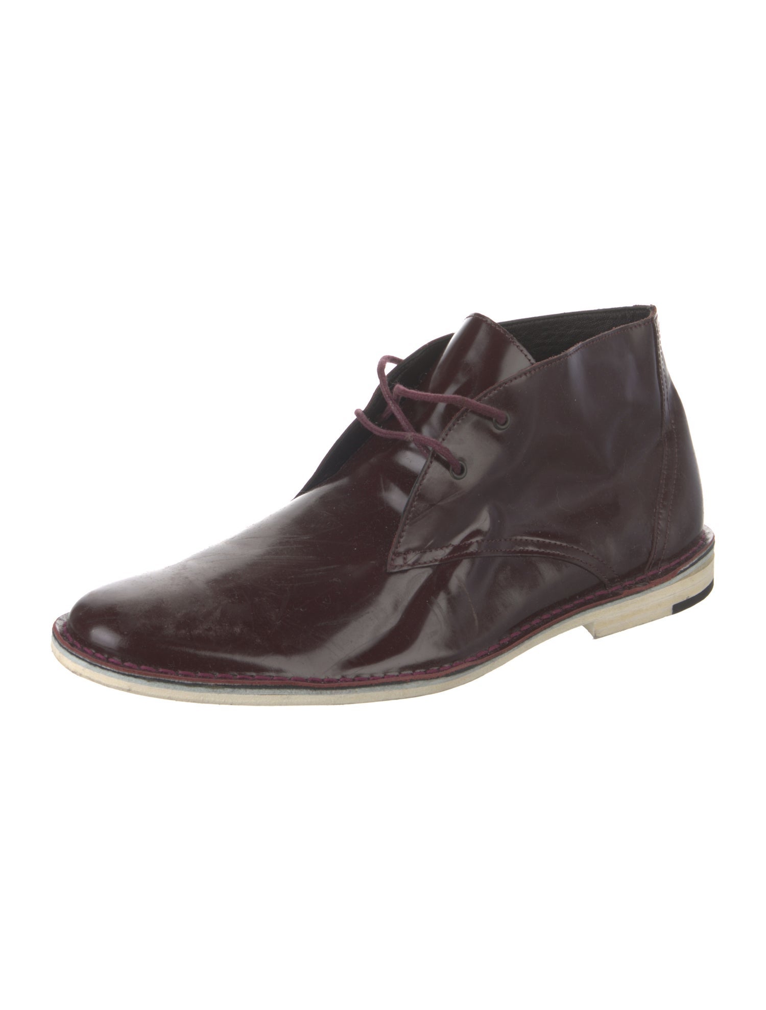 Pierre Hardy Patent Leather Derby Shoes
