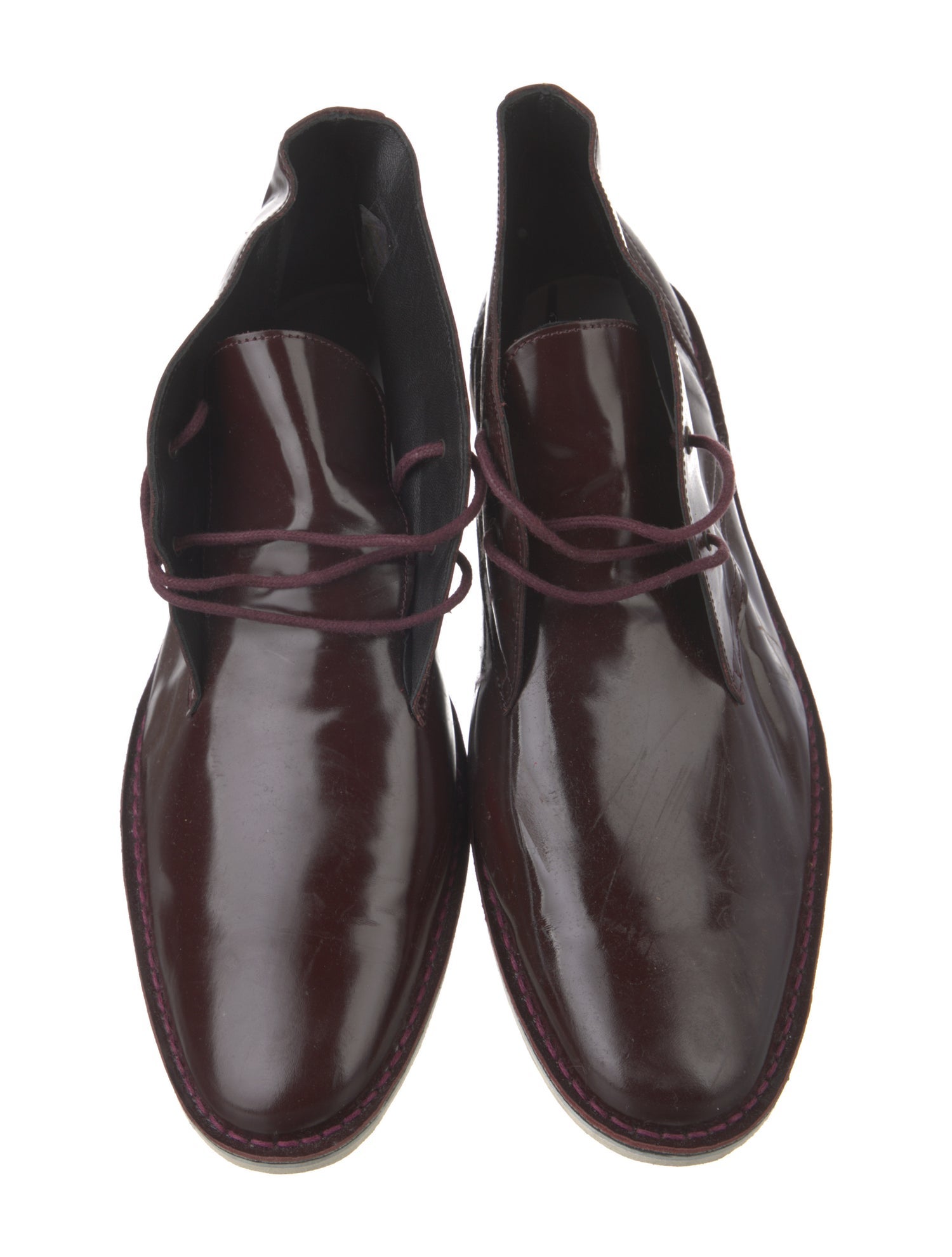 Pierre Hardy Patent Leather Derby Shoes