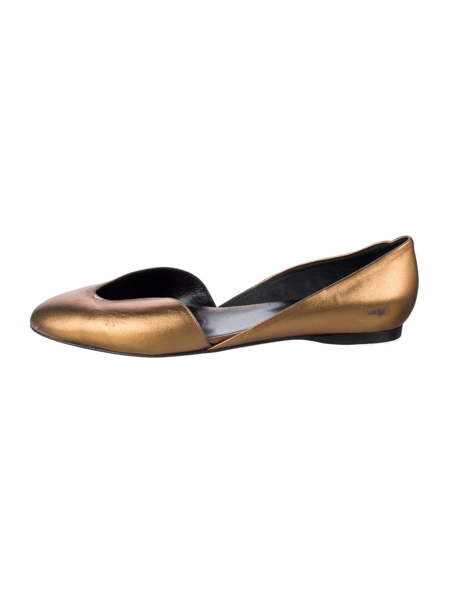 Pierre Hardy Leather D'Orsay Flats