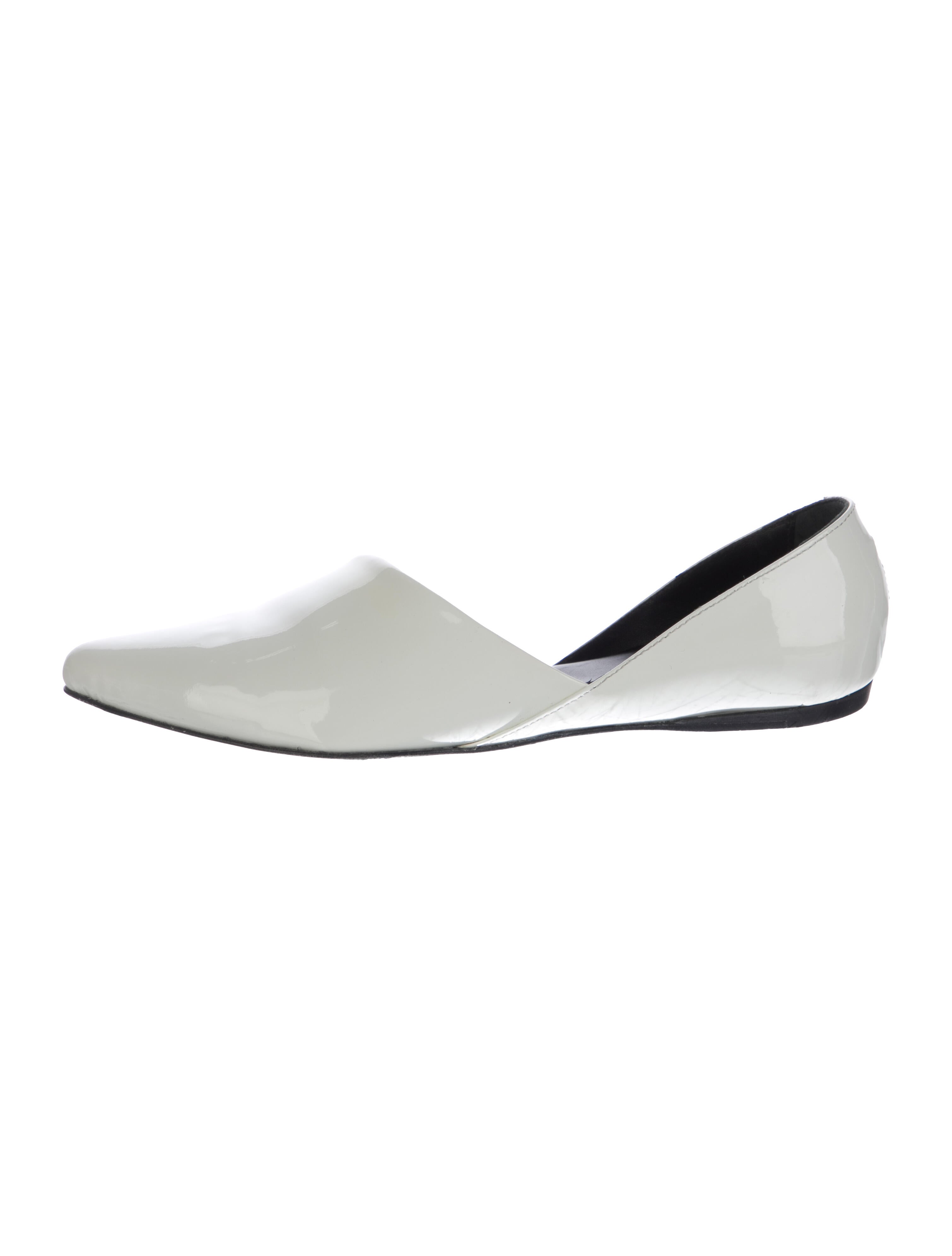 Pierre Hardy Patent Leather D'Orsay Flats