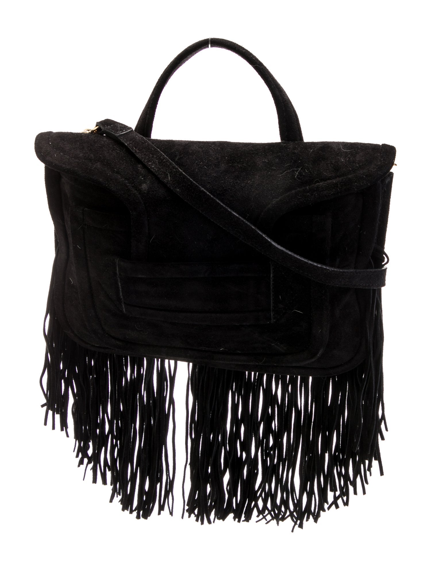 Pierre Hardy Suede Top Handle Bag