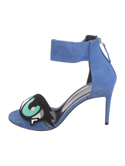 Pierre Hardy Suede Printed Sandals