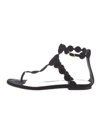 Pierre Hardy Suede Polka Dot Print Gladiator Sandals