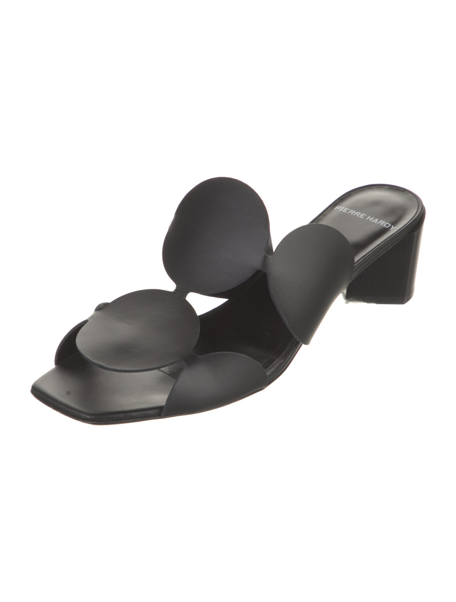 Pierre Hardy Leather Slides