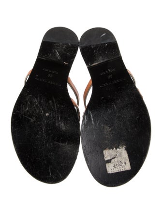 Pierre Hardy Leather Slides