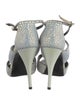 Pierre Hardy Suede Animal Print Sandals